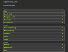 Tablet Screenshot of diplomatie.com