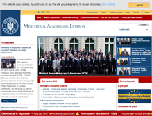 Tablet Screenshot of diplomatie.ro